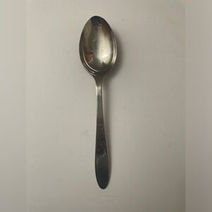 Crate & Barrel Buffet Serving Spoon Stainless Steel 18/10 Large Spoon 9"